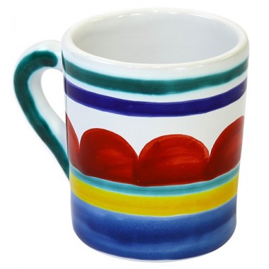 Tazza Mug Ceramiche De Simone decorata a mano Sibari Tazza Mug Ceramiche De Simone decorata a mano Sibari